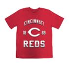 Boys 8-20 Cincinnati Reds Stitches Basic Tee, Size: L 14-16, Red