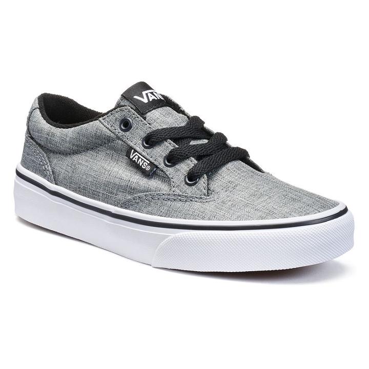 Vans Winston Rock Grade School Boys' Shoes, Boy's, Size: 6, Grey
