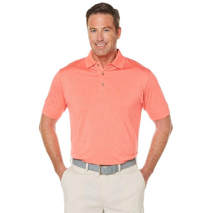 Big & Tall Men's Grand Slam Classic-fit Patterned Driflow Performance Golf Polo, Size: Xxl Tall, Orange Oth
