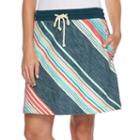 Women's Woolrich Quinn River Striped Skirt, Size: Large, Blue (navy)