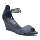 New York Transit Bring Music Women's Wedge Sandals, Size: Medium (6), Blue