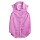 Girls 7-16 So&reg; Button-down Shirt, Size: 7-8, Lt Purple