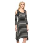 Women's Apt. 9&reg; Striped Cold-shoulder Shift Dress, Size: Xs, Other Clrs