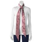 Mudd&reg; Velvet Skinny Scarf, Women's, Med Pink