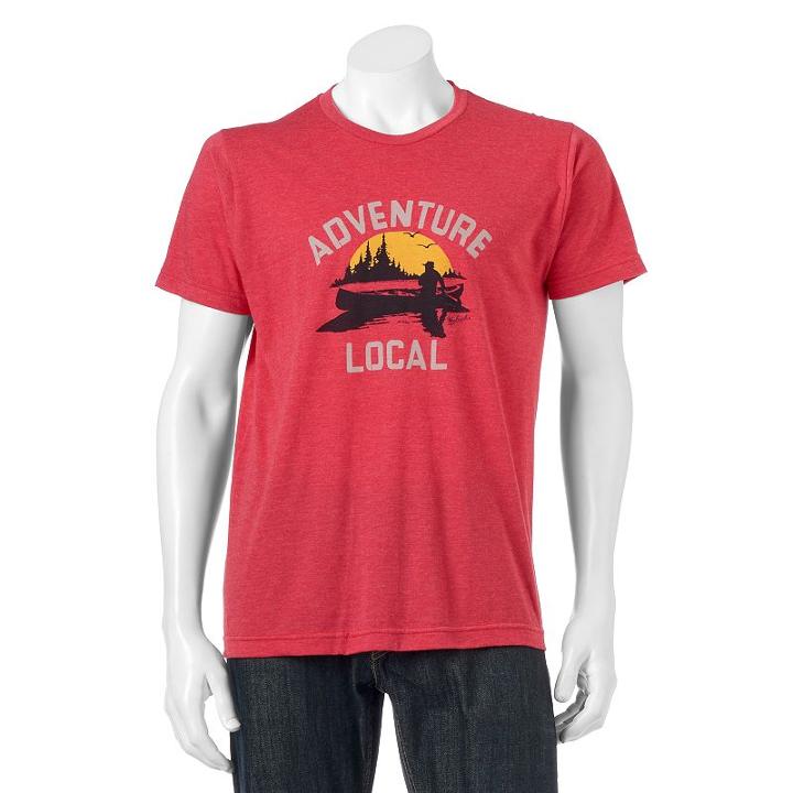 Men's Woolrich Modern-fit Logo Graphic Tee, Size: Xxl, Med Pink