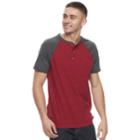Men's Urban Pipeline&reg; Ultimate Baseball Henley, Size: Large, Med Red
