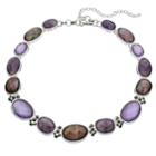 Napier Simulated Abalone Oval Chunky Necklace, Women's, Purple Oth