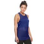 Juniors' So&reg; Mesh Racerback Tank, Girl's, Size: Xl, Dark Blue