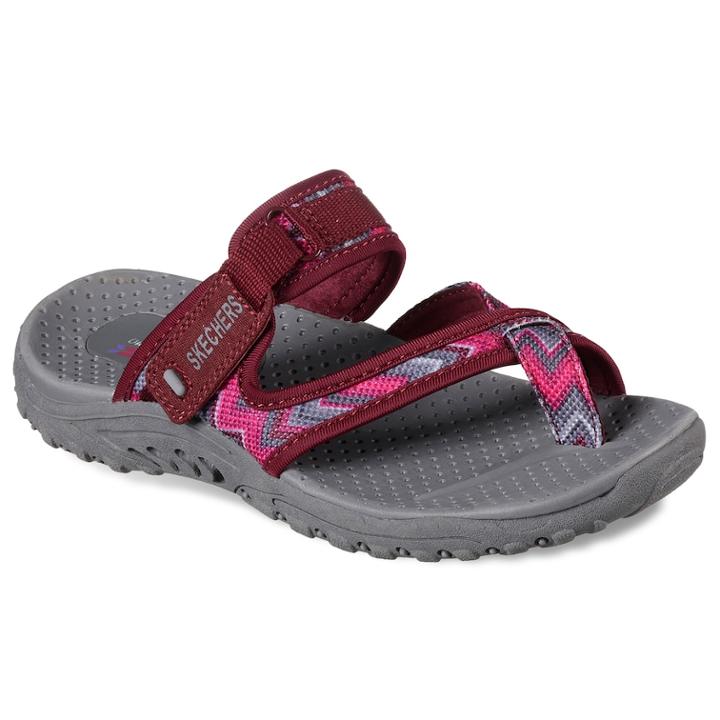 Skechers Reggae Zig Swig Women's Sandals, Size: 7, Orange