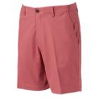 Men's Croft & Barrow&reg; True Comfort Classic-fit Stretch Flat Front Shorts, Size: 31, Light Red
