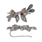 Simply Vera Vera Wang Stone Cluster Nickel Free Climber Earrings, Women's, Silver