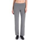 Women's Danskin High-waisted Yoga Pants, Size: Medium, Grey