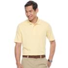 Men's Croft & Barrow&reg; Signature Interlock Polo, Size: Large, Med Yellow