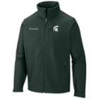 Men's Columbia Michigan State Spartans Ascender Softshell Jacket, Size: Small, Green Oth
