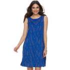 Women's Apt. 9&reg; A-line Tank Dress, Size: Medium, Dark Blue