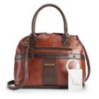 Stone & Co. Plugged-in Vintage Domed Satchel, Women's, Med Brown