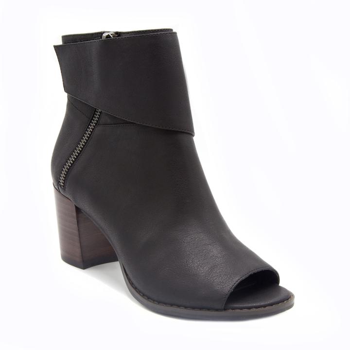 Mari A. Arrow Women's Peep Toe Ankle Boots, Size: Medium (10), Oxford