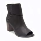 Mari A. Arrow Women's Peep Toe Ankle Boots, Size: Medium (10), Oxford