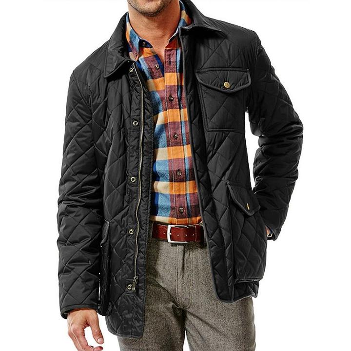 Big & Tall Haggar&reg; Quilted Barn Coat, Men's, Size: L Tall, Black