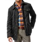 Big & Tall Haggar&reg; Quilted Barn Coat, Men's, Size: L Tall, Black