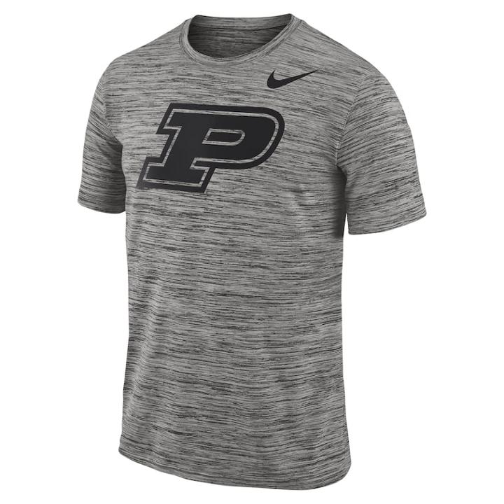 Men's Nike Purdue Boilermakers Travel Tee, Size: Large, Char