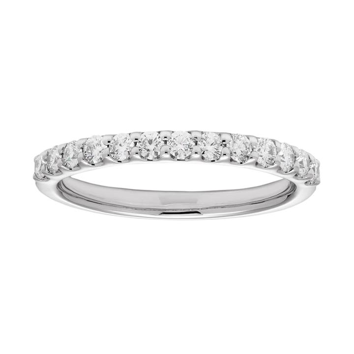 14k Gold 3/8 Carat T.w. Igl Certified Diamond Wedding Band, Women's, Size: 6, White