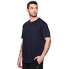 Men's Gaiam Everyday Basic Crew Tee, Size: Medium, Blue (navy)