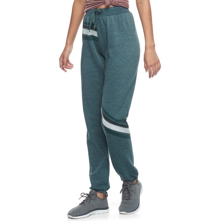 Juniors' Cloud Chaser Burnout Jogger Pants, Teens, Size: Xs, Green