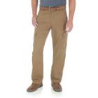 Men's Wrangler Twill Ripstop Cargo Pants, Size: 36x29, Med Brown