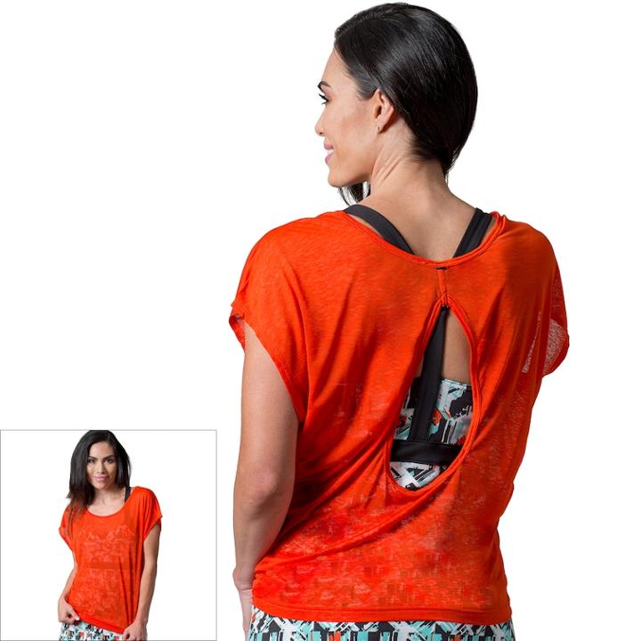 Women's Soybu Camryn Dolman Yoga Tee, Size: Small, Brt Red