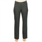 Women's Harve Benard Straight-leg Dress Pants, Size: 8, Dark Grey