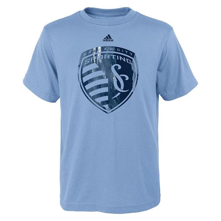 Boys 8-20 Adidas Sporting Kansas City War Paint Tee, Boy's, Size: L(14/16), Ovrfl Oth
