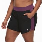 Plus Size Tek Gear&reg; Multi-purpose Workout Shorts, Women's, Size: 1xl, Med Purple