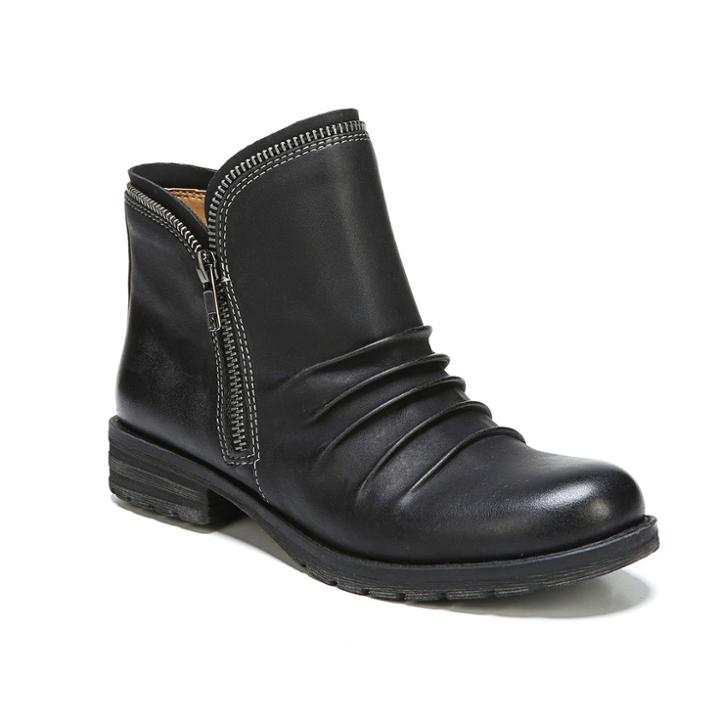Naturalsoul By Naturalizer Birsha Women's Ankle Boots, Size: Medium (8.5), Black