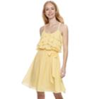 Disney Princess Juniors' Ruffle Fit & Flare Dress, Teens, Size: Small, Red