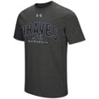 Men's Under Armour Atlanta Braves Reflective Arch Tee, Size: Small, Dark Grey