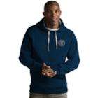 Men's Antigua New York City Fc Victory Pullover Hoodie, Size: Small, Blue (navy)