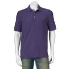 Big & Tall Croft & Barrow&reg; Performance Pique Polo, Men's, Size: Xl Tall, Drk Purple