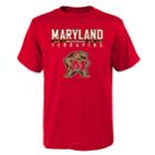 Boys' 4-18 Maryland Terrapins Goal Line Tee, Size: 8-10, Red