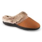 Women's Isotoner Microsuede Basil Hoodback Slippers, Size: Large, Lt Brown