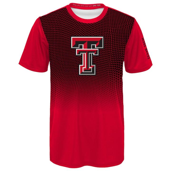 Boys 8-20 Texas Tech Red Raiders Bitmapped Dri-tek Tee, Size: M 10-12
