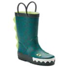 Carter's Ryker Monster Toddler Boys' Waterproof Rain Boots, Size: 11, Green