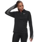 Women's Nike Flash Running Top, Size: Xl, Grey (charcoal)