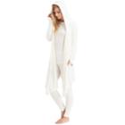 Women's Cuddl Duds Softwear Hooded Wrap Cardigan, Size: Xl, Lt Beige