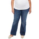 Plus Size Maternity Oh Baby By Motherhood&trade; Secret Fit Belly&trade; Faded Bootcut Jeans, Women's, Size: 2xl, Med Blue