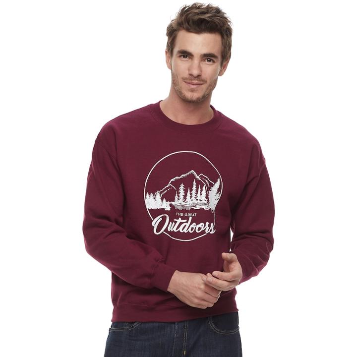 Men's Sonoma Goods For Life&trade; Outdoors Graphic Tee, Size: Xxl, Dark Red