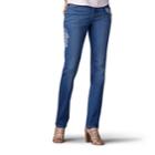 Women's Lee Rebound Slim Fit Jean, Size: 10 T/l, Dark Blue