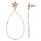 Lc Lauren Conrad Flower & Teardrop Earrings, Women's, Pink