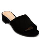 Rampage Malista Women's Block Heel Sandals, Girl's, Size: 8.5, Black