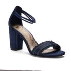 New York Transit Night Light Women's Chunky High Heel Pumps, Size: Medium (8.5), Blue